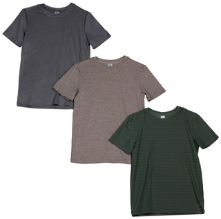 Thumbnail 1: 90 Degree 90 Degree Big Boys Active 3 Pk Performance T-Shirt Set 