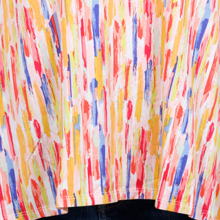 Thumbnail 2: Khakis & Co Khakis & Co Petite 3/4 Sleeve Print Top 