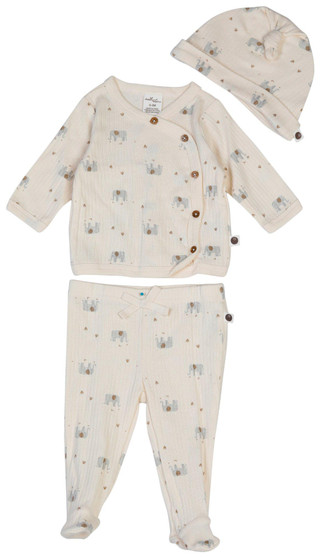 Thumbnail 1: DREAMGRO DreamGro Baby Boys 3 Pc Long Sleeve Cardigan Pant Hat Set 