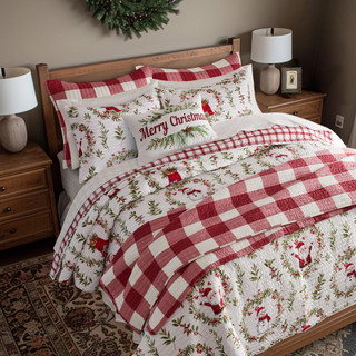 Thumbnail 8: Levtex Home Levtex Home Reversible Pine & Plaid Quilt Set 