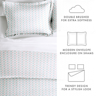 Thumbnail 20: Home Collections Home Collections Premium Soft Lights In Blue Duvet Cover Set 