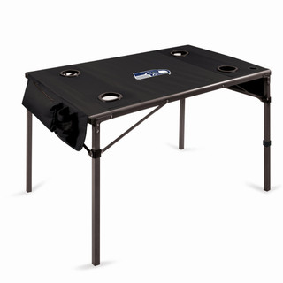 Thumbnail 1: SEATTLE SEAHAWKS NFL Seattle Seahawks Travel Portable Folding Table & Bag 