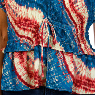Thumbnail 3: Nicole Miller Nicole Miller Womens Short Sleeve Chiffon Top 
