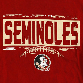 Thumbnail 3: FSU Florida State University Crew Neck Short Sleeve Graphic Tee 