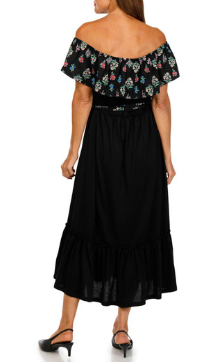 Thumbnail 2: Almost Famous Absolutely Famous Womens Floral Tie Waist Maxi Dress 