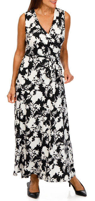 Thumbnail 1: C'est La Vie C'est La Vie Womens Sleeveless Wrap Maxi Dress 