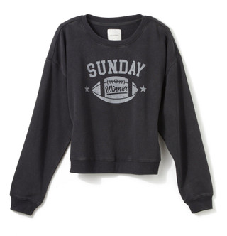 Thumbnail 1: No Comment No Comment Juniors Sunday Football Pullover Sweater 