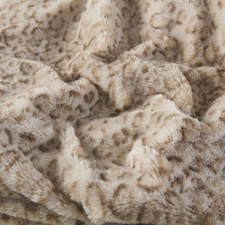 Thumbnail 2: Madison Park Madison Park Zuri Leopard Oversized Faux Fur Throw 
