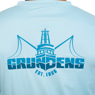 Thumbnail 3: GRUNDENS Grundens Mens Long Sleeve Logo Boat Shirt 
