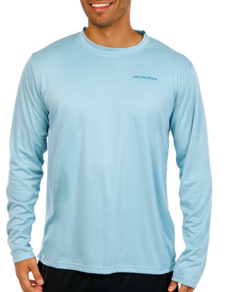 Thumbnail 5: GRUNDENS Grundens Mens Long Sleeve Logo Boat Shirt 