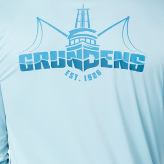Thumbnail 2: GRUNDENS Grundens Mens Long Sleeve Logo Boat Shirt 