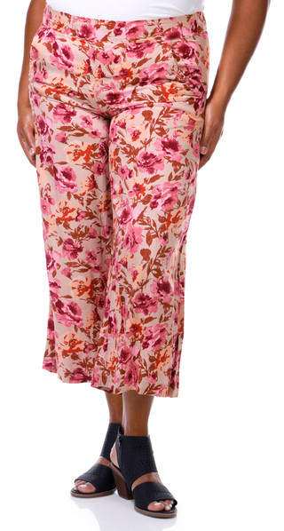 Thumbnail 4: BUNULU Bunulu Womens Print Wide Leg Pull On Pants 