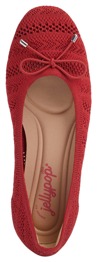 Thumbnail 4: Jellypop Jellypop Womens Claret Flats 