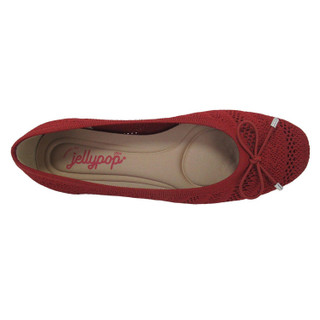 Thumbnail 5: Jellypop Jellypop Womens Claret Flats 