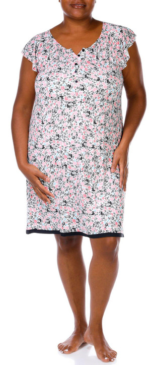 Thumbnail 4: Company Ellen Tracy Ellen Tracy Womens Short Sleeve Chemise 