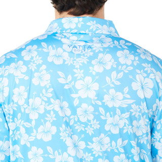 Thumbnail 3: YATTA GOLF Yatta Golf Mens Short Sleeve Aloha Polo Shirt 