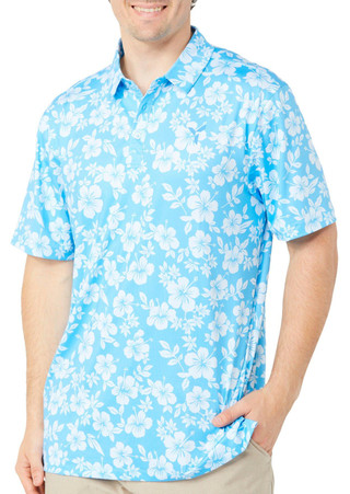 Thumbnail 1: YATTA GOLF Yatta Golf Mens Short Sleeve Aloha Polo Shirt 