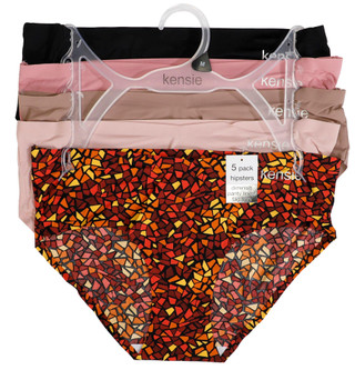 Thumbnail 1: Kensie Kensie Womens 5 Pk Laser Cut Hipsters Panties 