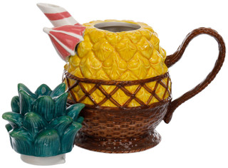 Thumbnail 2: BLUE SKY Blue Sky Pineapple Teapot 