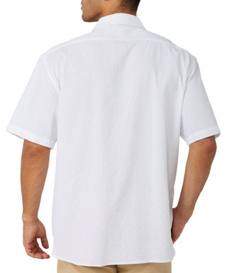 Thumbnail 2: TAILORBYRD Tailorbyrd Men's Print Seersucker Short Sleeve Shirt 