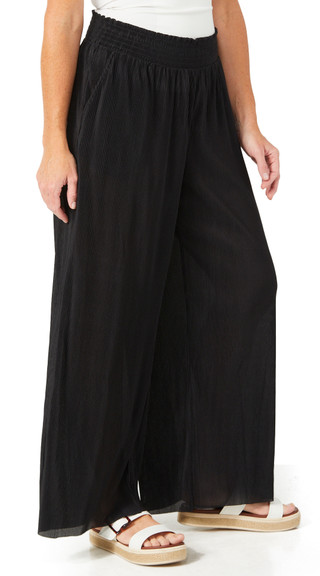 Thumbnail 3: Ellen Tracy Ellen Tracy Womens Micro Pleated Pull On Pants 