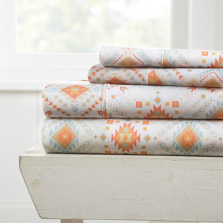 Thumbnail 5: Home Collections Home Collections Premium Ultra Soft Aztec Dreams Sheet Set 