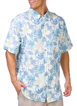 Thumbnail 4: Weatherproof Vintage Weatherproof Vintage Mens Short Sleeve Linen Cotton Shirt 
