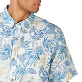 Thumbnail 2: Weatherproof Vintage Weatherproof Vintage Mens Short Sleeve Linen Cotton Shirt 