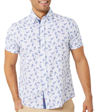 Thumbnail 1: Report Collection Report Collection Mens Pineapple Button Down Shirt 