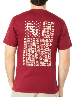 Thumbnail 1: Florida State Florida State Mens FSU Statement Flag T-Shirt 