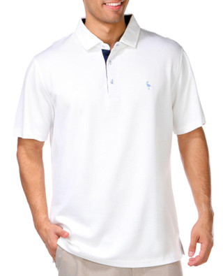 Thumbnail 4: TAILORBYRD Tailorbyrd Mens Short Sleeve Solid Modal Polo Shirt 