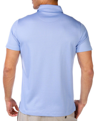 Thumbnail 3: TAILORBYRD Tailorbyrd Mens Short Sleeve Solid Modal Polo Shirt 