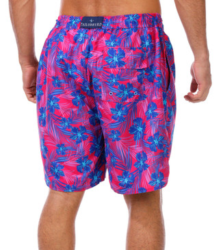 Thumbnail 3: TAILORBYRD Tailorbyrd Men's Hibiscus Bliss Swim Shorts 