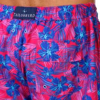 Thumbnail 2: TAILORBYRD Tailorbyrd Men's Hibiscus Bliss Swim Shorts 