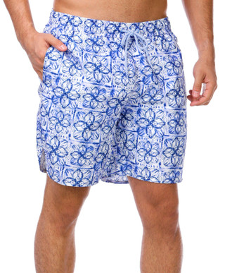 Thumbnail 1: TAILORBYRD Tailorbyrd Men's Floral Medallion Swim Shorts 