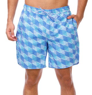 Thumbnail 1: TAILORBYRD Tailorbyrd Men's Hexagon Swim Shorts 