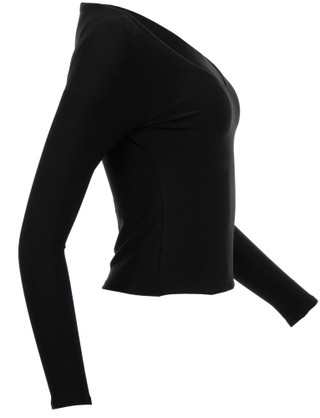 Thumbnail 3: 7TH & HUDSON 7th & Hudson Juniors Long Sleeve Solid V-Neck Top 