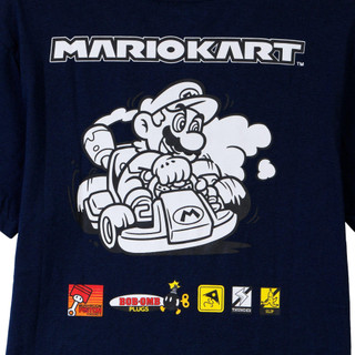 Thumbnail 2: Mario Super Mario Big Boys Mario Embroidery T-Shirt 