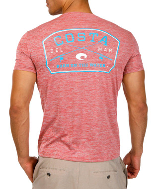 Thumbnail 1: COSTA Costa Mens Short Sleeve Performance Blend Shirt 