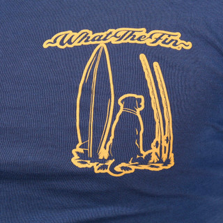 Thumbnail 3: WHAT THE FIN What The Fin Mens Short Sleeve Dog Days Graphic T-Shirt 