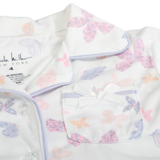 Thumbnail 3: Nicole Miller Nicole Miller Little Girls 3 Pc Pajama Pant & Short Set 