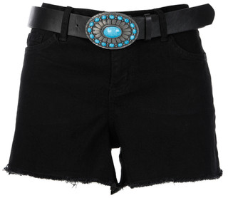 Thumbnail 1: YMI YMI Juniors Denim Belted Shorts 
