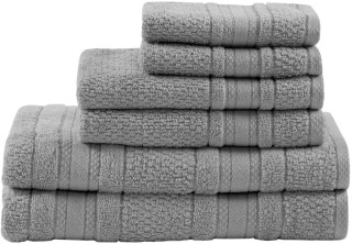 Thumbnail 1: Madison Park Madison Park Adrien 6-pc. Super Soft Cotton Towel Set 