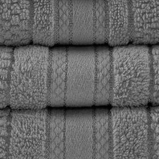 Thumbnail 4: Madison Park Madison Park Adrien 6-pc. Super Soft Cotton Towel Set 