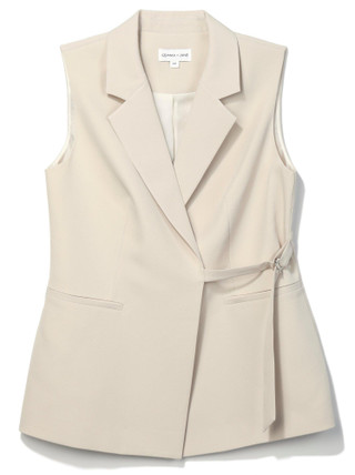 Thumbnail 5: GEMMA & JANE Gemma + Jane Womens Sleeveless Belted Jacket 