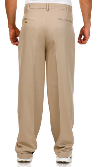 Thumbnail 2: PGA TOUR PGA TOUR Mens Solid Active Expandable Waistband Pants 