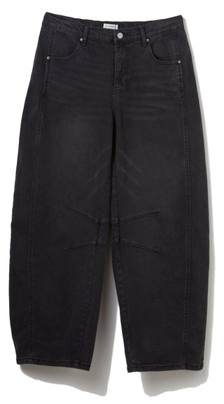 Thumbnail 1: No Comment No Comment Juniors Low Rise Barrel Leg Jeans 