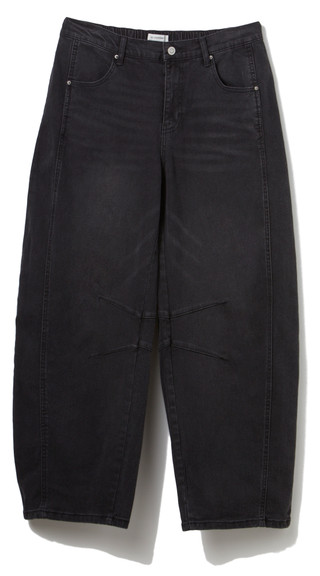 Thumbnail 1: No Comment No Comment Juniors Low Rise Barrel Leg Jeans 