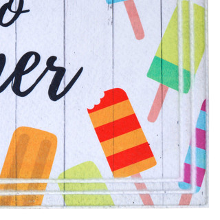Thumbnail 2: APACHE MILLS Apache Mills Hello Summer Popcicles Ecomat Doormat 