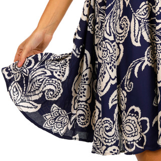 Thumbnail 3: Angie Angie Juniors Smocked Floral Mini Dress 